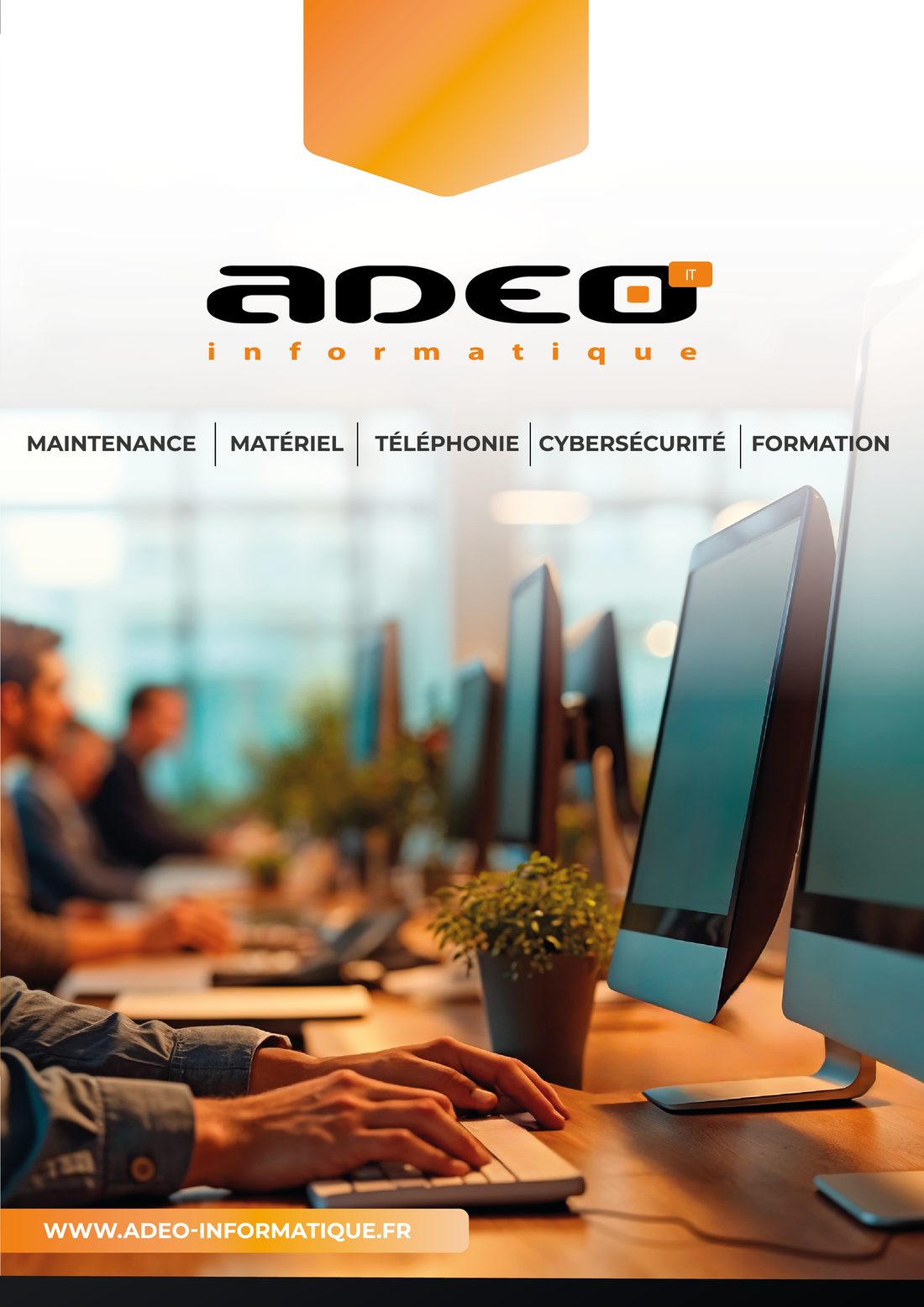 Dépliant commercial — ADEO Informatique