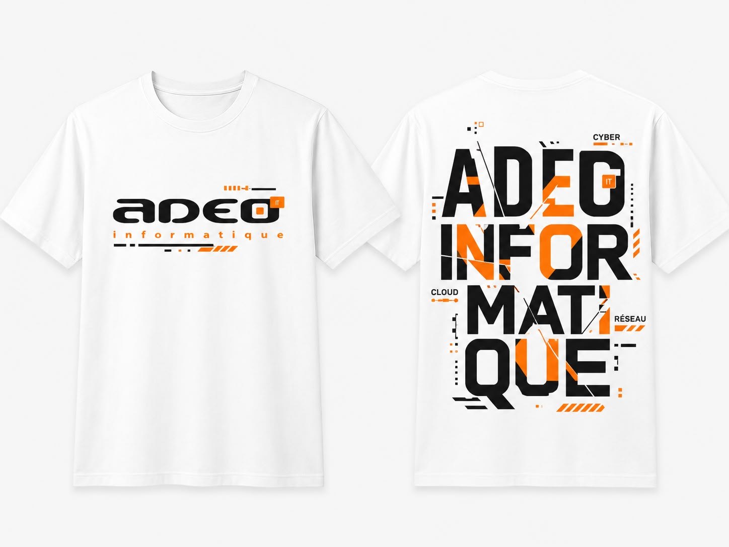 Habillage typographique — ADEO Informatique
